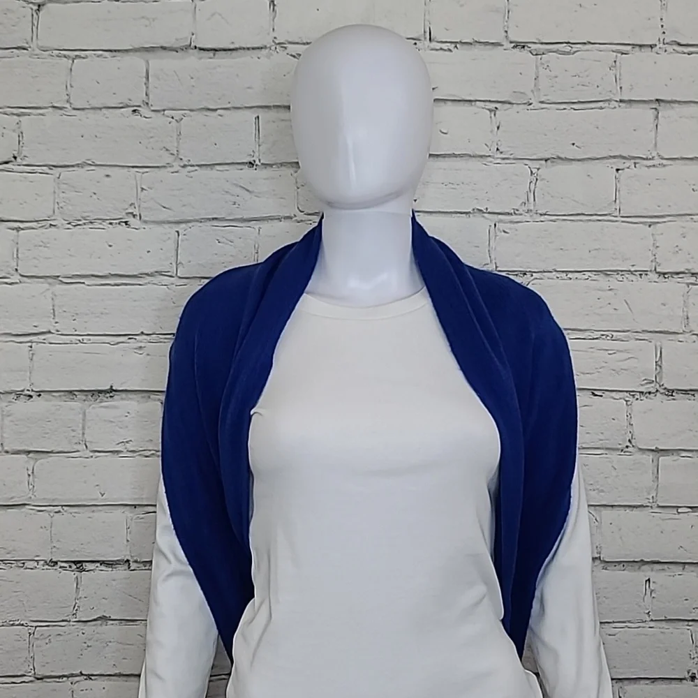Calvin Klein Super Soft Acrylic Knit Cold Weather Loop/Infinity Scarf Klein Blue